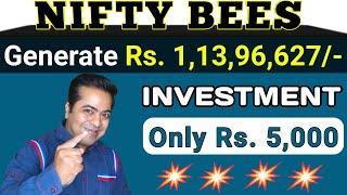 Nifty BEES: Just Rs. By investing Rs 5000, Made 1.13 Crore. Know the strategy to invest in Nifty Bees