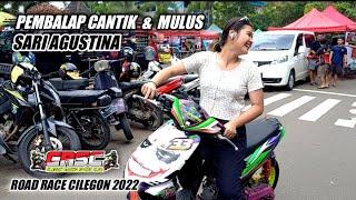 SARI AGUSTINA Pembalap Cantik & Mulus‼️Road Race Cilegon 2022