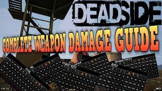 COMPLETE WEAPON DAMAGE GUIDE - DEADSIDE