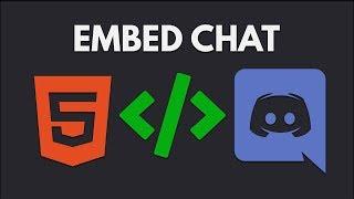 How to Embed Discord Chat Into a Website | widgetbot.io