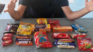 American TRIES British Snacks!!! (Fan-Mail Friday Part 18)