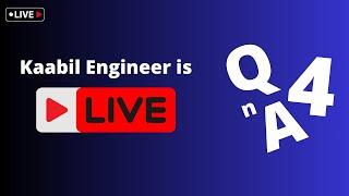 First Live Stream | Kaabil Engineer | QnA