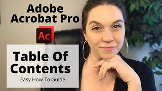 How to Create A Table of Contents In Adobe Pro // Easy Guide
