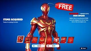 How To Get Iron Spider Skin For FREE! (Fortnite)