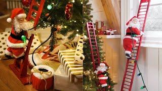 Electric Climbing Santa Ladder Review - Christmas Decorations