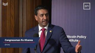 Silicon Valley Rep. Ro Khanna "Bitcoin for America" Speech | The Bitcoin Policy Institute