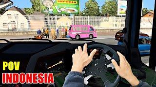 REALISTIC DRIVING INDONESIA MAP ETS 2  STEERING WHEEL PXN V99 (Part 1)