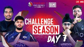 [HINDI] BGMI Snapdragon Mobile Challenge Season Day 7 | Season 6 India