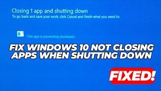 How To Fix Windows 10 Not Closing Apps When Shutting Down | Reviewsed