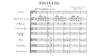 [Full Score] Saint-Saëns - Havanaise for violin and orchestra, Op. 83