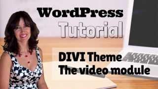 WordPress Tutorial: Embed a Video in Divi Theme Video Module