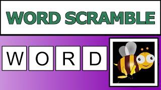 4-Letter Scramble Words- Jumble Word Game- Guess the Word Game | SW Scramble #6
