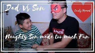 Touch my Body Challenge Gone Wrong || Dad Vs Son || Too much Fun ||