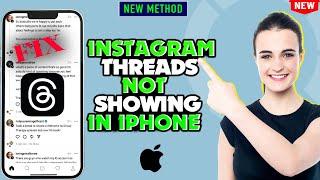 Instagram threads not showing in iphone 2025 | Instagram threads icon missing