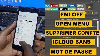 FMI OFF supprimer compte icloud  open menu sans mot de passe avec unlock tool