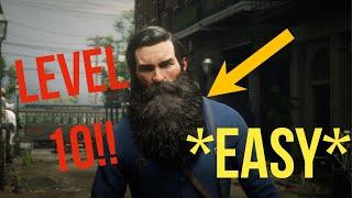 How To Get The BIGGEST Beard In The Game (Level 10 Beard Tutorial) *easy* | Red Dead Redemption 2