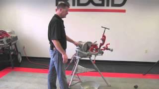 How To Use The RIDGID® 300 Complete Threading Machine