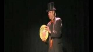 Magician Anton Kozlov. Act with disks.