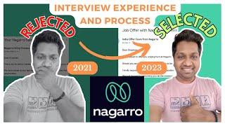 Nagarro Interview Experience in 2023 | Online Interview Process | Journey Rejection to Selection