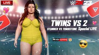 Nirmala Twins VS Brock & Undertaker | Stunner VS Tombstone Special | WWE 2K23 LIVE | Mar 8, 2025