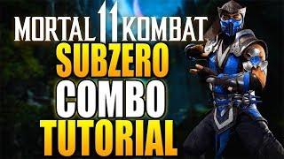 Mortal Kombat 11 Subzero Combos - Mortal Kombat 11 Subzero Combo Tutorial Daryus P