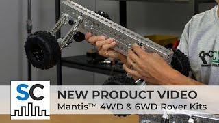 ServoCity Products: Mantis™ 4WD & 6WD Rover Kits