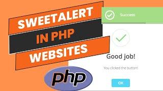 How to create SweetAlert in PHP