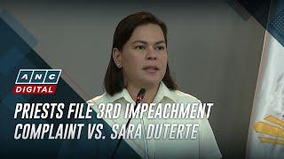 Priests file 3rd impeachment complaint vs. Sara Duterte