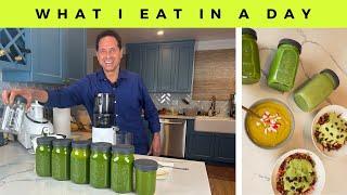 What LOU CORONA Eats In A Day (50+ years raw vegan)