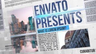 Newspaper  | After Effects Template | Project Files - Videohive