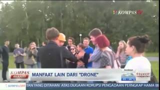 ''Drone'' Pesawat Tanpa Awak Pengantar Pizza -Kompas Siang 25 Juni 2014