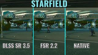 DLSS Super Resolution 3.5 - Starfield - 1440p - RTX 3070 - vs FSR 2, Native, DLSS 2.5.1, 3.1.30