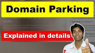 Domain parking explained in hindi | Sedo Domain Parking is best for earning