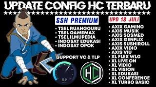 UPDATE || CONFIG HC TERBARU || AXIS GAME TELKOMSEL XL INDOSAT || SSH PREMIUM ( 18 JULI )