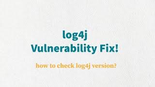 log4j vulnerability fix | internet on fire  #log4j #vulnerability