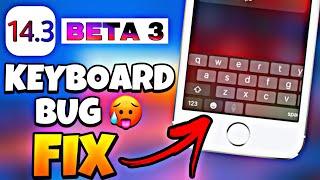 How to FIX HALF KEYBOARD MISSING / NOT SHOWING on iPhone I iOS 14.3 Beta 3 BUGS, iPhone Keyboard Bug