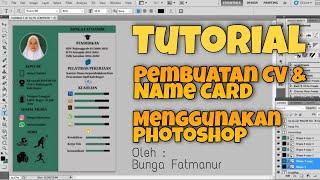 CARA MEMBUAT CV & NAME CARD MENGGUNAKAN PHOTOSHOP