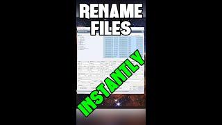 Rename THOUSANDS of Files INSTANTLY #shorts