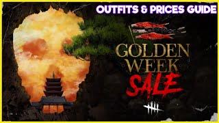 DBD Golden Week Price Guide - Sale Prices & Outfits | ALL Outfits & Prices List with Discounts