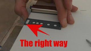 How to install Ikea Utrusta push opener for Sektion cabinets the right way