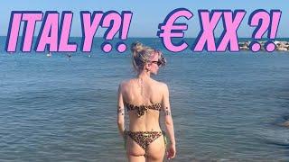 How Much Does a Beach Day in Italy Cost? ️️ | Healthy Era on a Budget Vlog