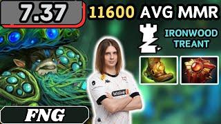 7.37 - Fng NATURE PROPHET Hard Support Gameplay - Dota 2 Full Match Gameplay