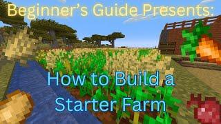 How to Build a Starter Farm in Minecraft | Beginner's Guide #2