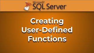 Advanced Databases User-Defined Functions (SQL Server)