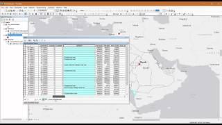 3-4 شرح البيانات الوصفية و  Attributes table والتحكم بالحقول feilds