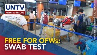 Malacañang reiterates COVID-19 tests for OFWs are free
