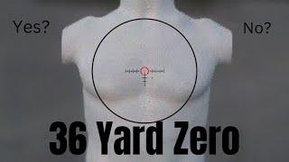 Is a 36 yard Zero the best for your AR-15?  #youtube #2022 #instrumental