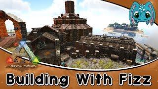 ARK:Survival Evolved Building w/ Fizz :: Season 5 Community Hub Bar & Grill Modded