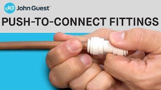 John Guest Push-To-Connect Fittings