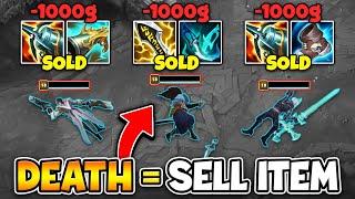 LEAGUE OF LEGENDS, BUT IF WE DIE WE HAVE TO SELL OUR ITEMS (DARK SOULS MODE)